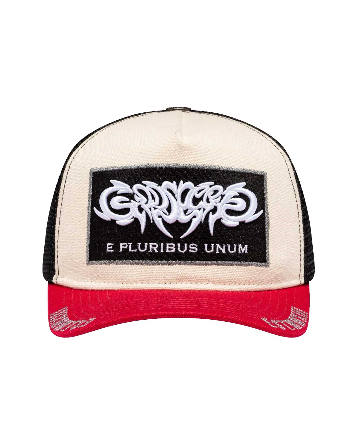 Godspeed E Pluribus Trucker Hat White/Red