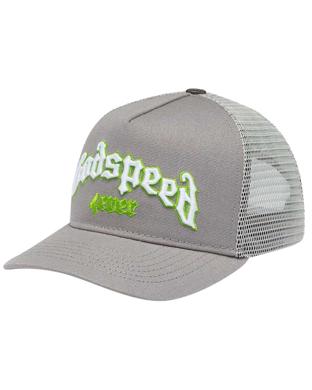 Godspeed Forever Trucker Hat Grey/Lime