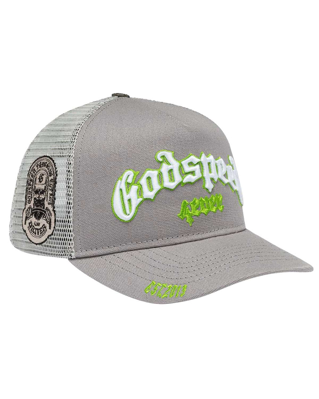 Godspeed Forever Trucker Hat Grey/Lime