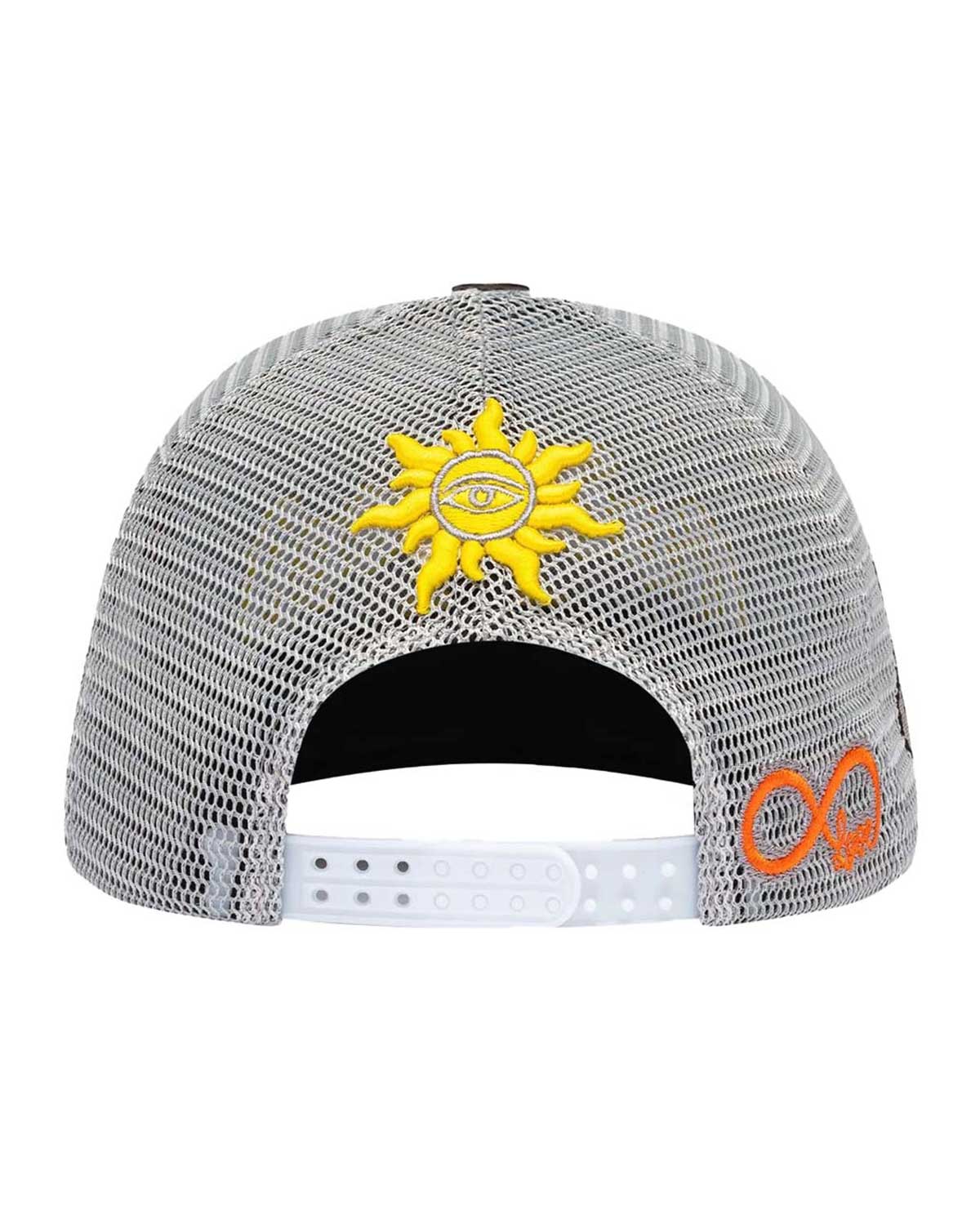 Godspeed Forever Trucker Hat Grey/Yellow
