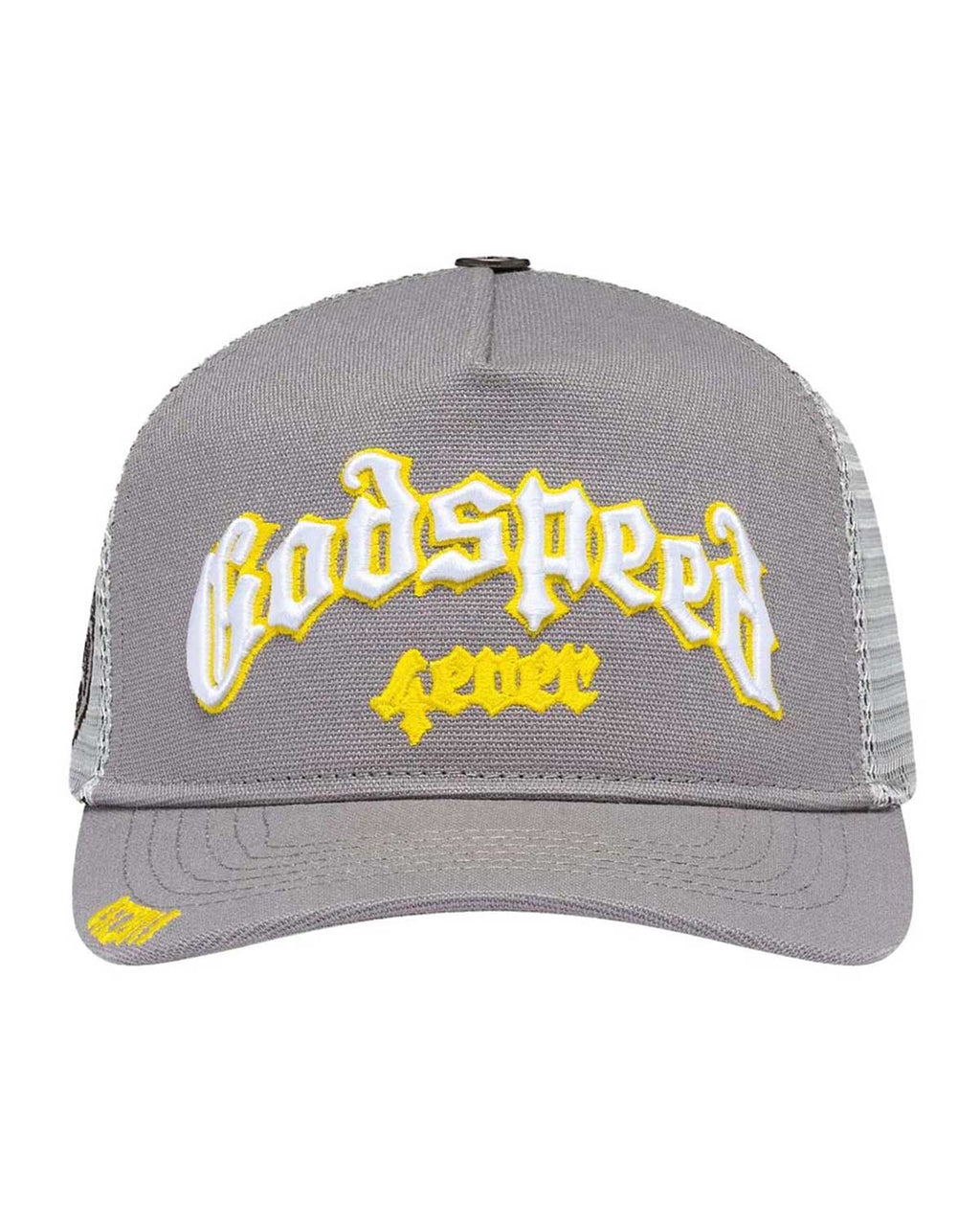 Godspeed Forever Trucker Hat Grey/Yellow