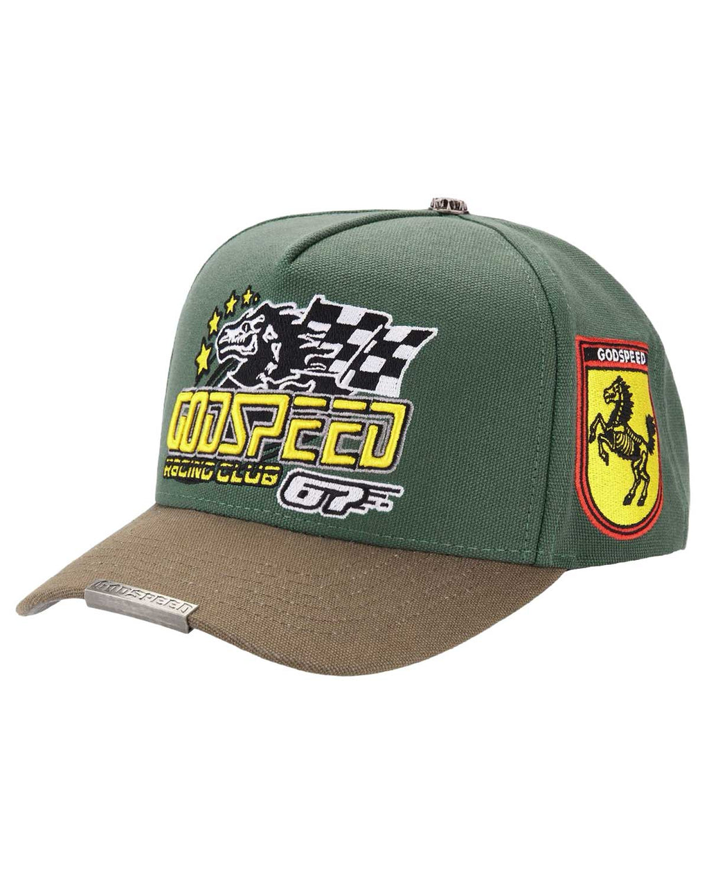 Godspeed GRC Members Snapback Hat Green/Brown
