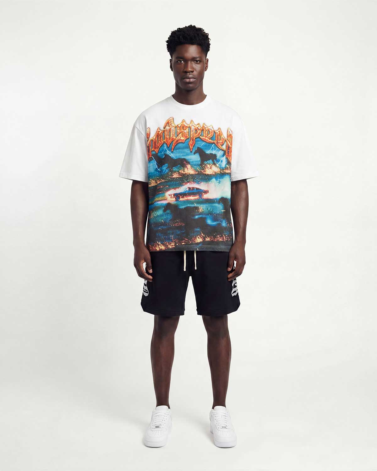 Godspeed Horsepower Tee White