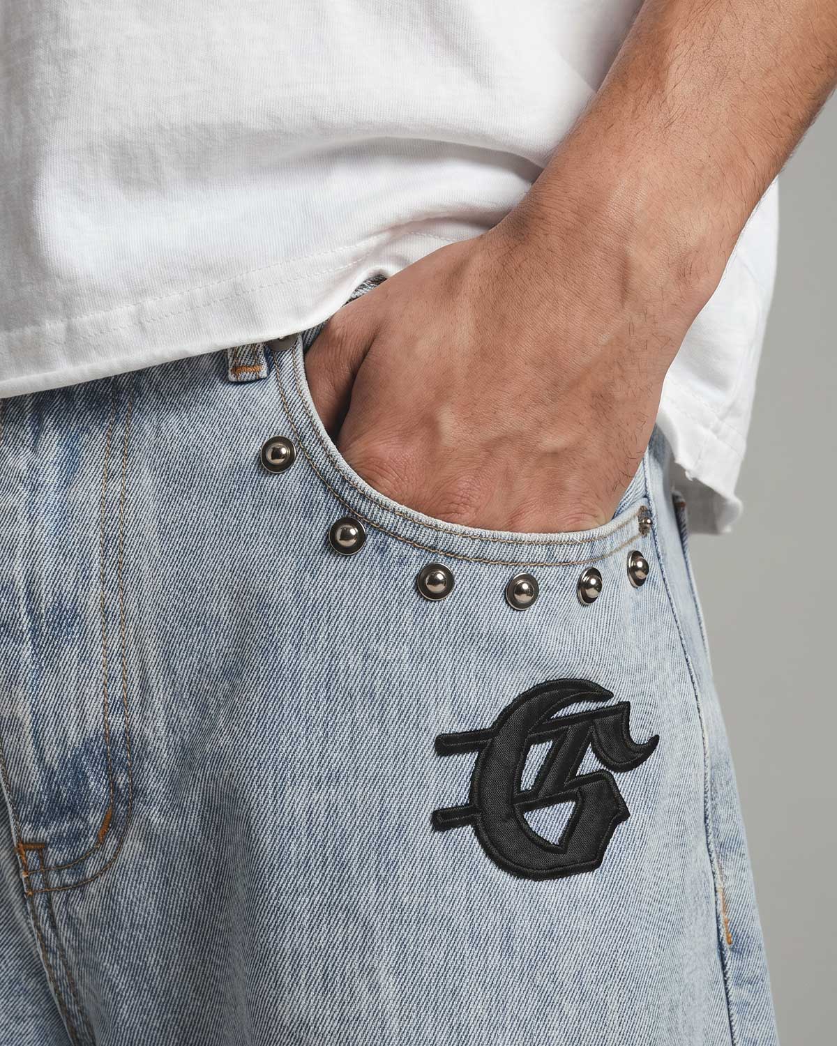 Godspeed Infinity Denim Shorts Blue Boom