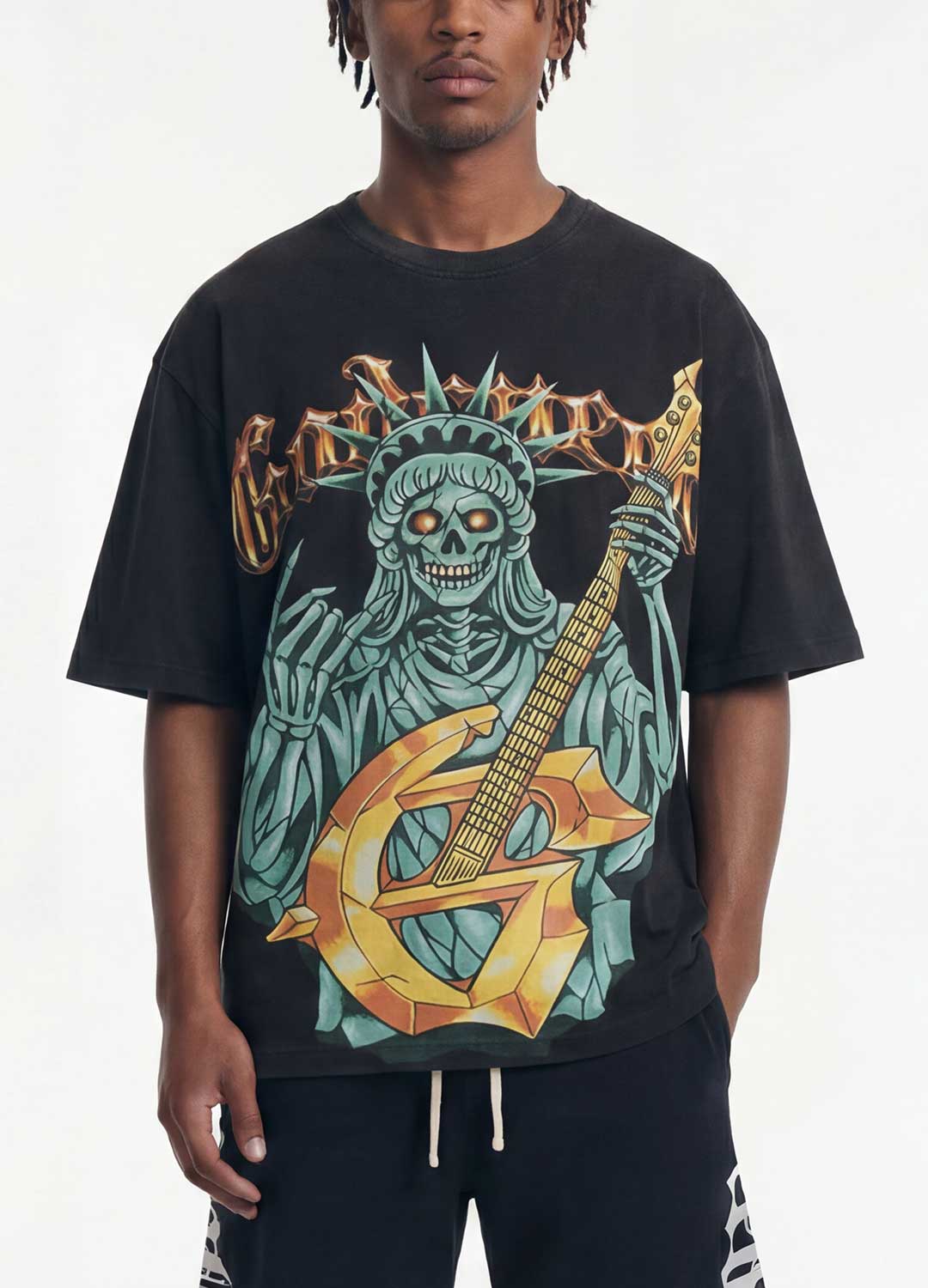 Godspeed Liberty Rock Tee Black