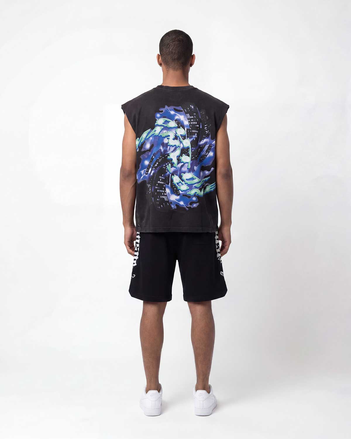 Godspeed Liberty Tears Sleeveless Tee Black