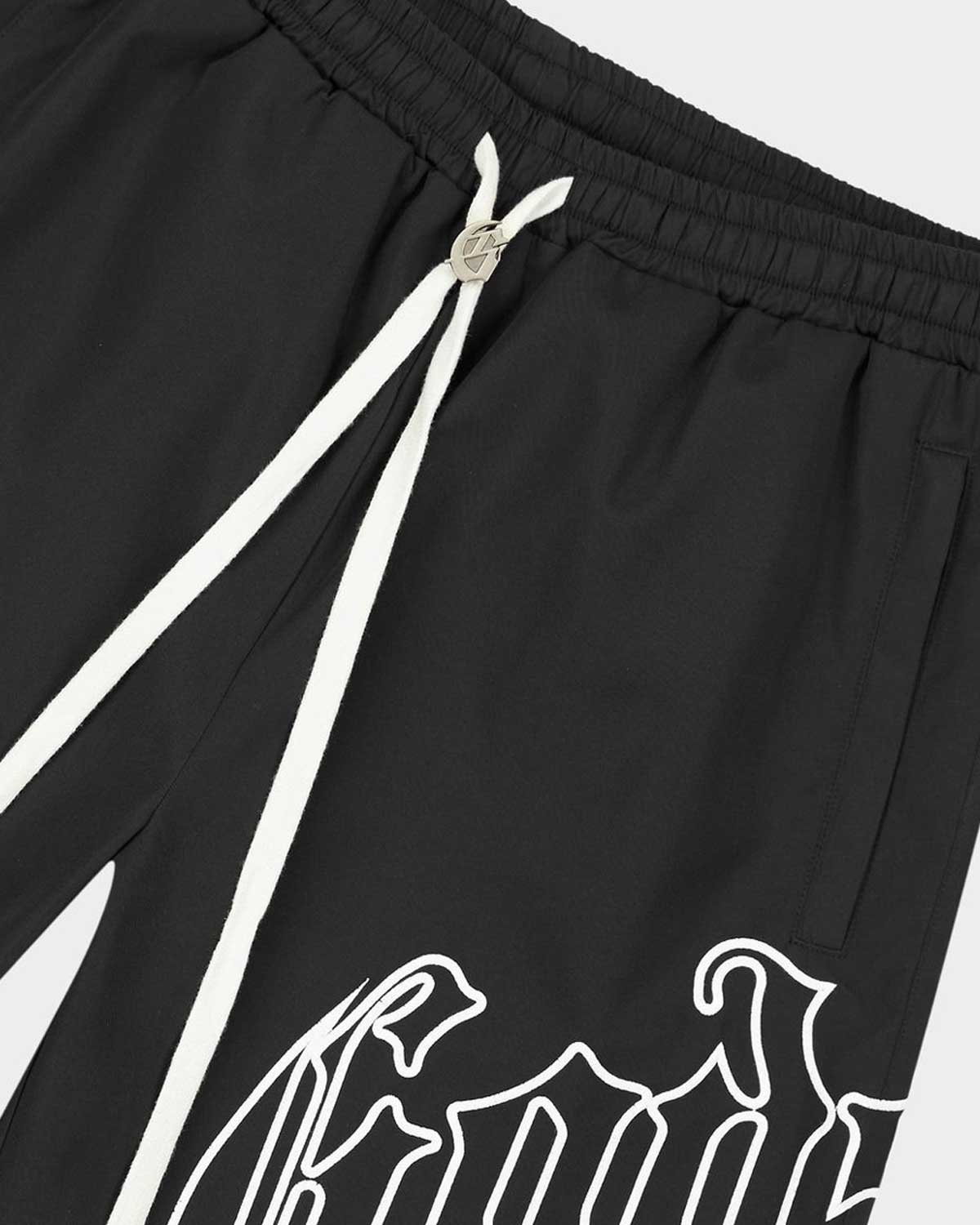 Godspeed OG Logo Nylon Shorts Black/White