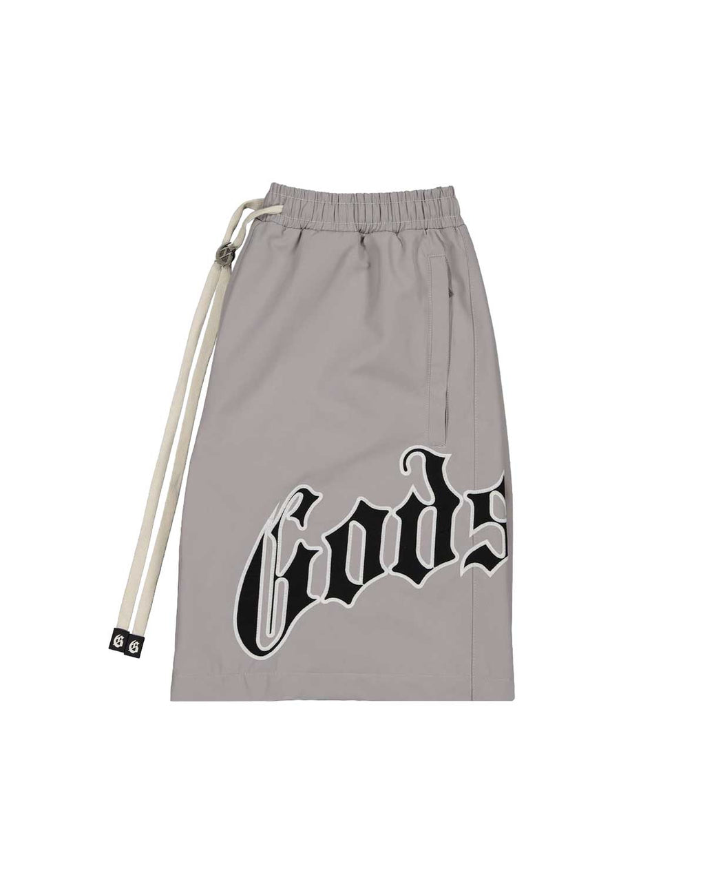 Godspeed OG Logo Nylon Shorts Grey