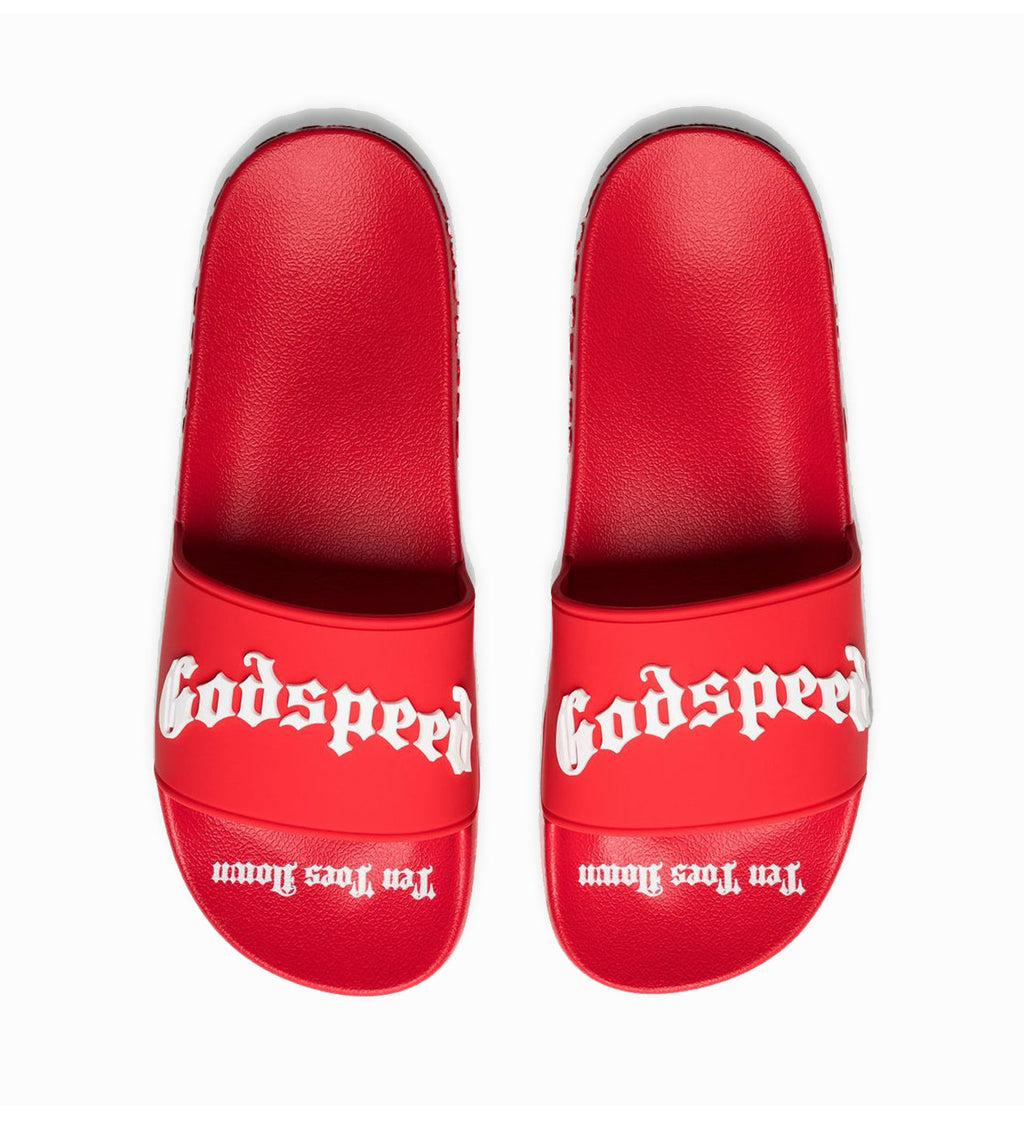 Godspeed OG Logo Slides Red