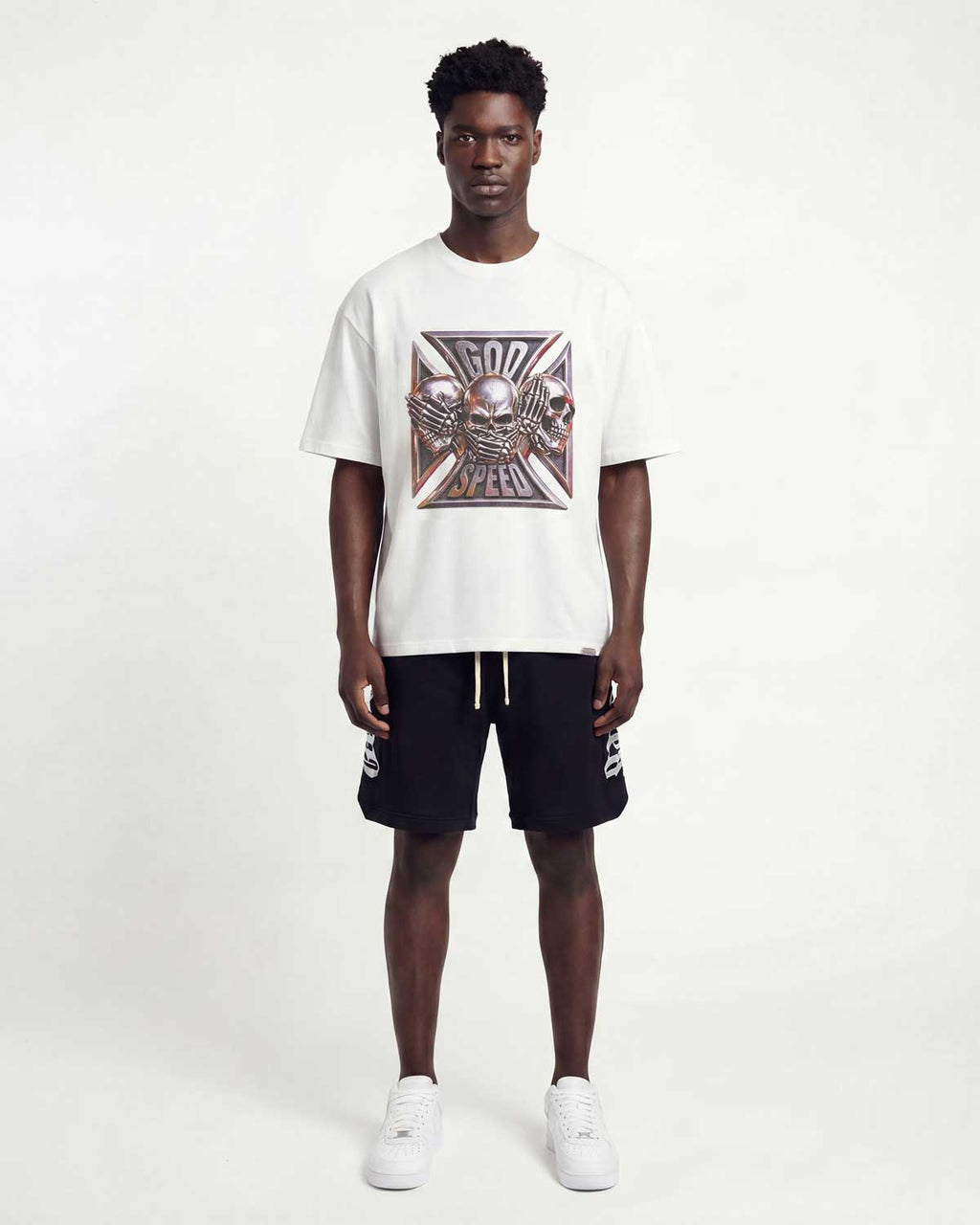 Godspeed Omerta Tee White