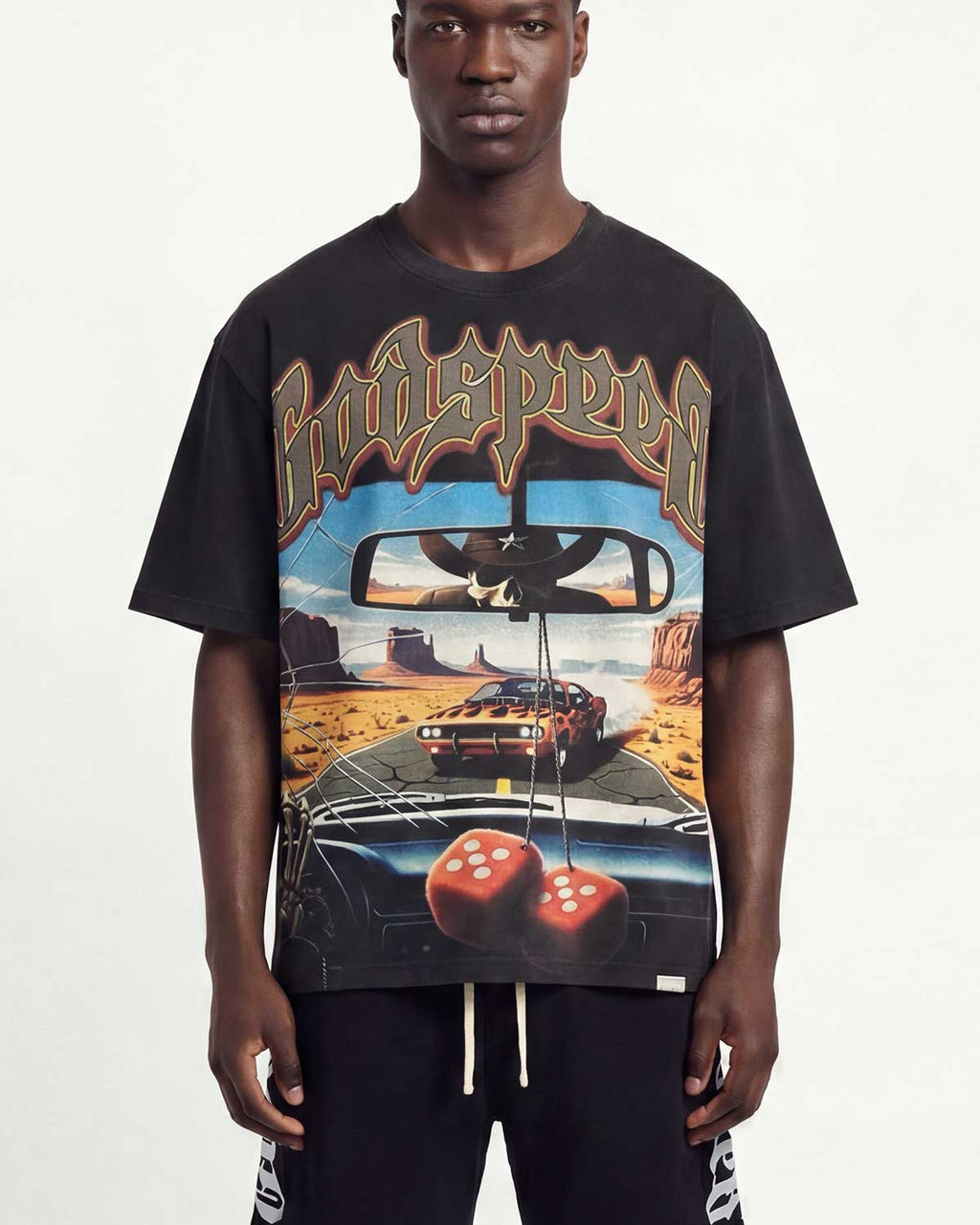 Godspeed On the Run II Tee Black