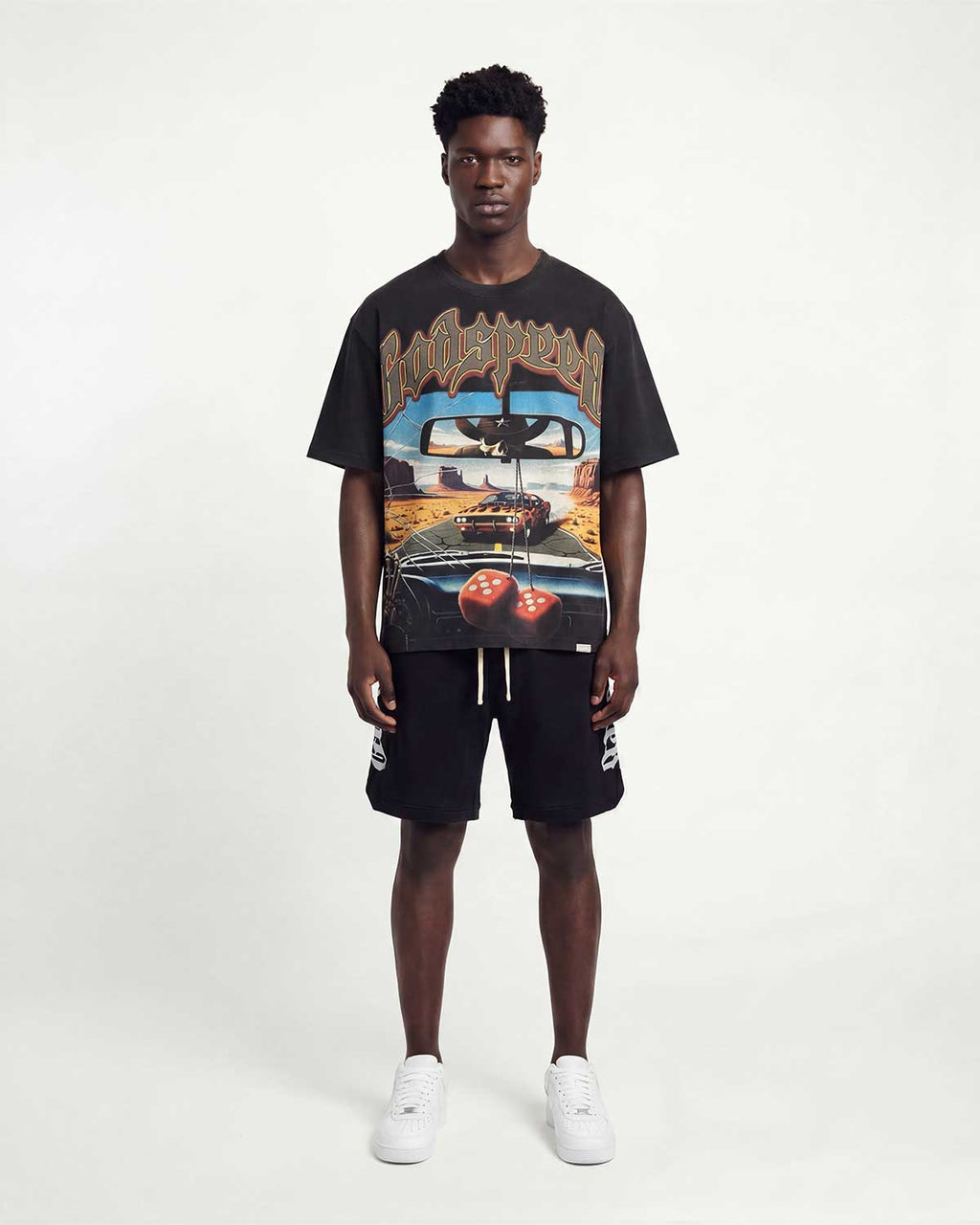 Godspeed On the Run II Tee Black