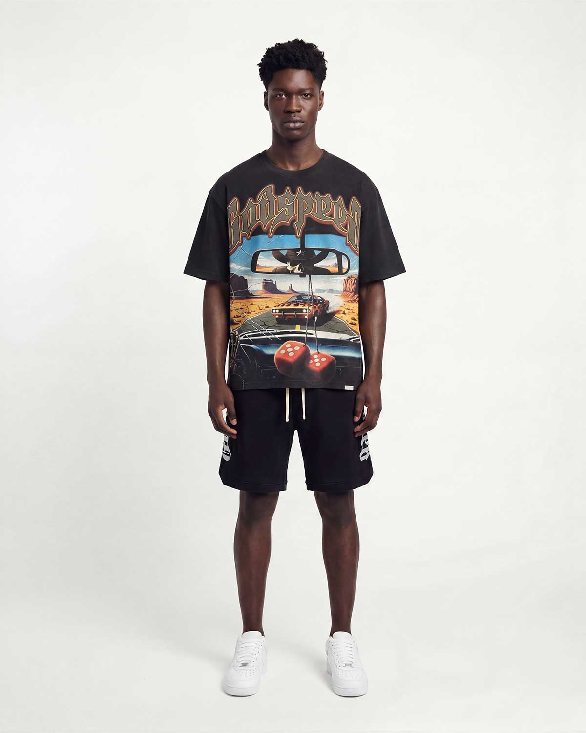 Godspeed On the Run II Tee Black