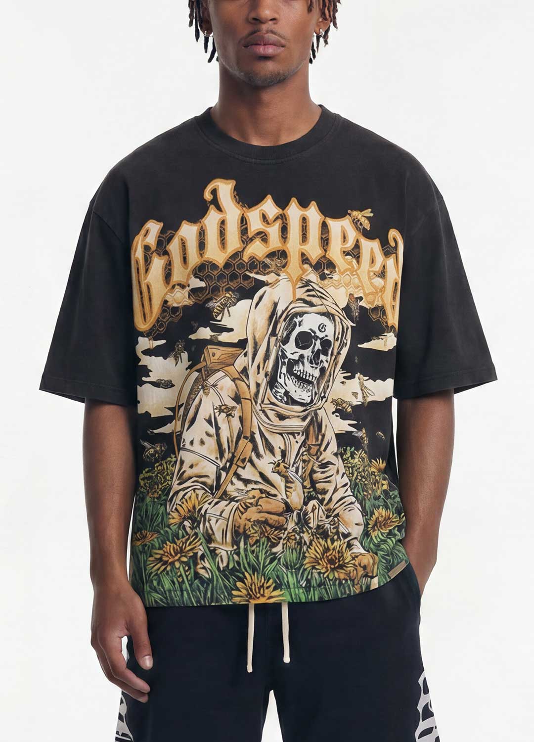 Godspeed Save The Bees II NG Tee Black