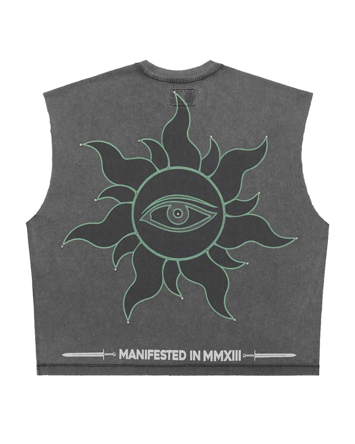Godspeed Sunken Liberty Sleeveless Tee Grey Wash