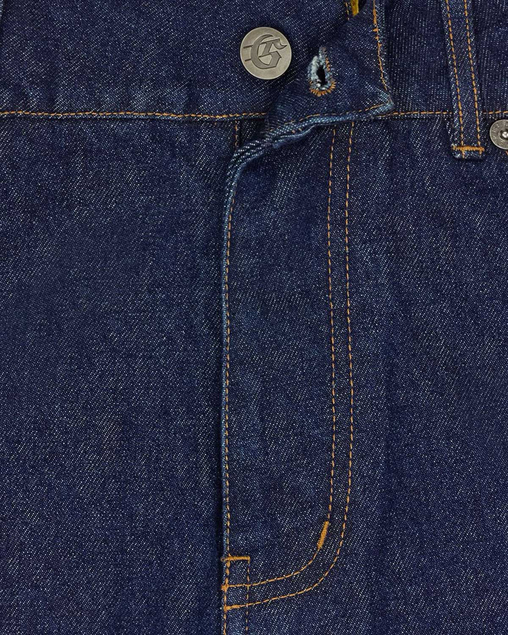 Godspeed Twin Panel Denim Shorts Raw Blue