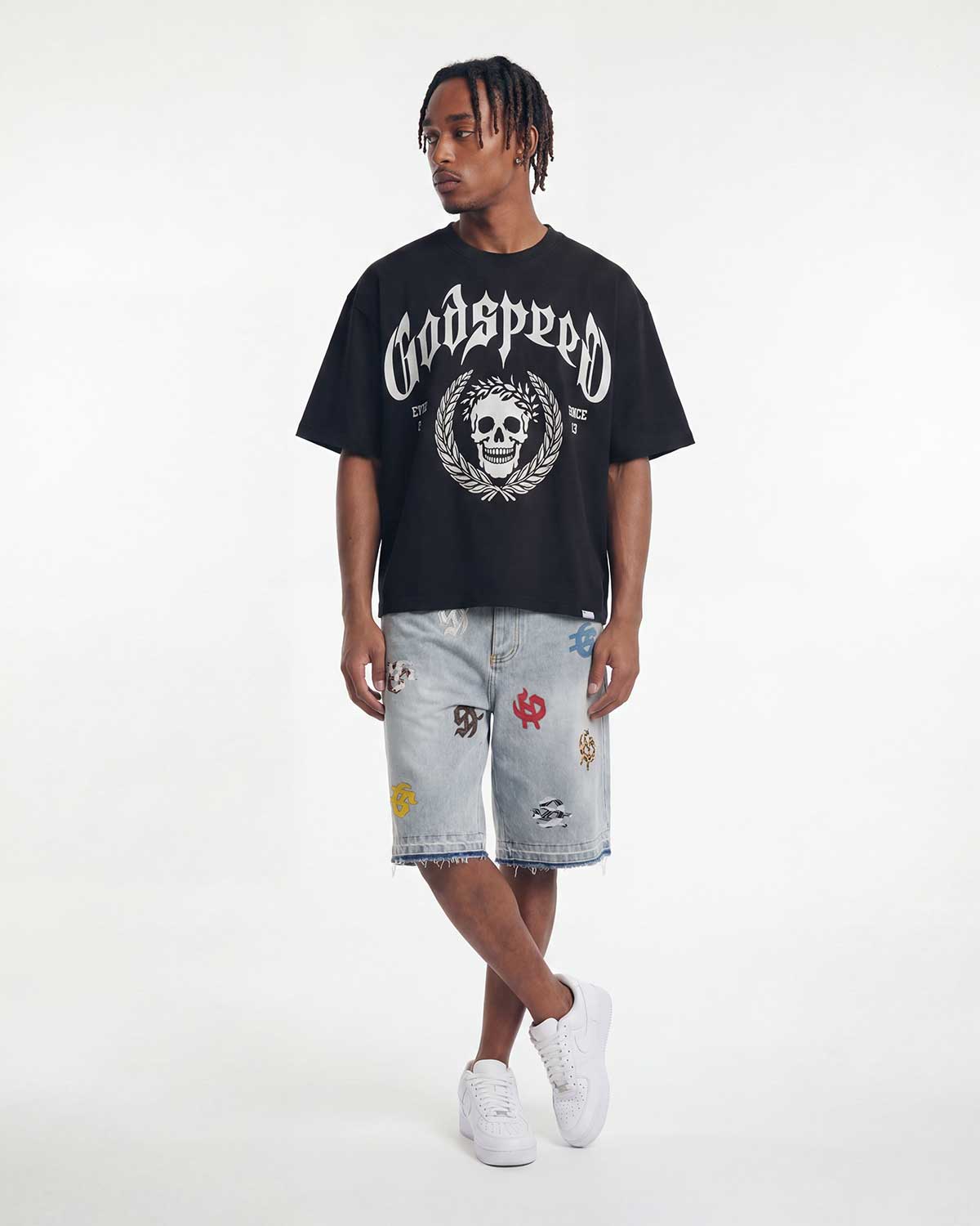 Godspeed Victor Crest Tee Black