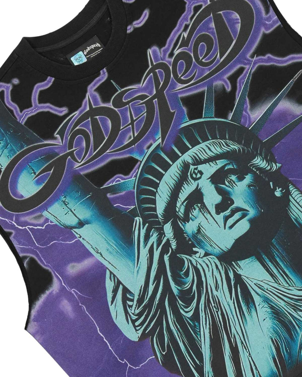 Godspeed Voltage Sleeveless Tee Black/Purple