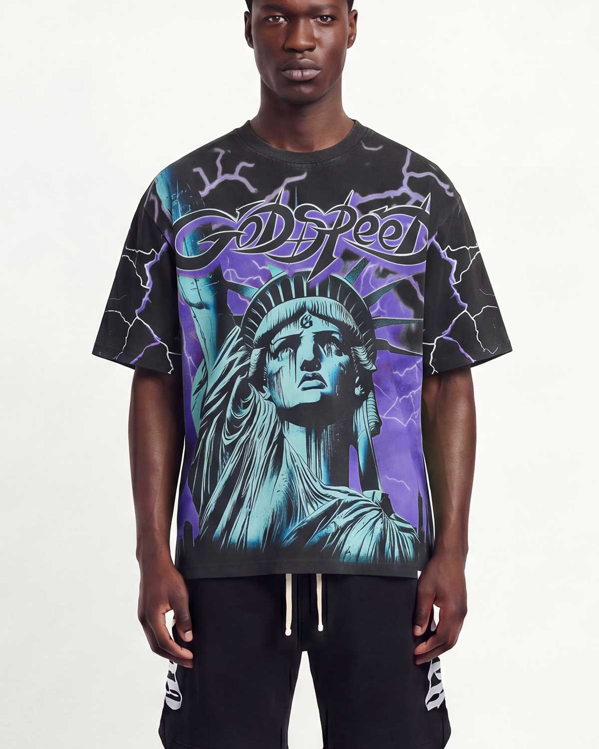 Godspeed Voltage Tee Black/Purple