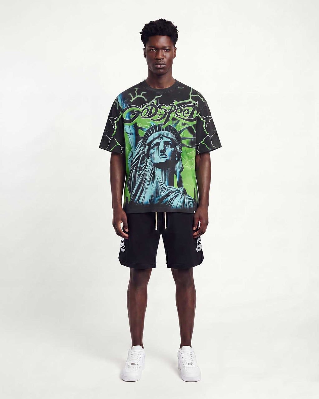 Godspeed Voltage Tee Black/Green
