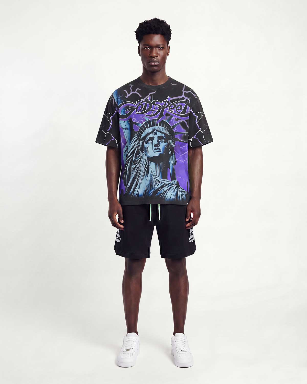 Godspeed Voltage Tee Black/Purple