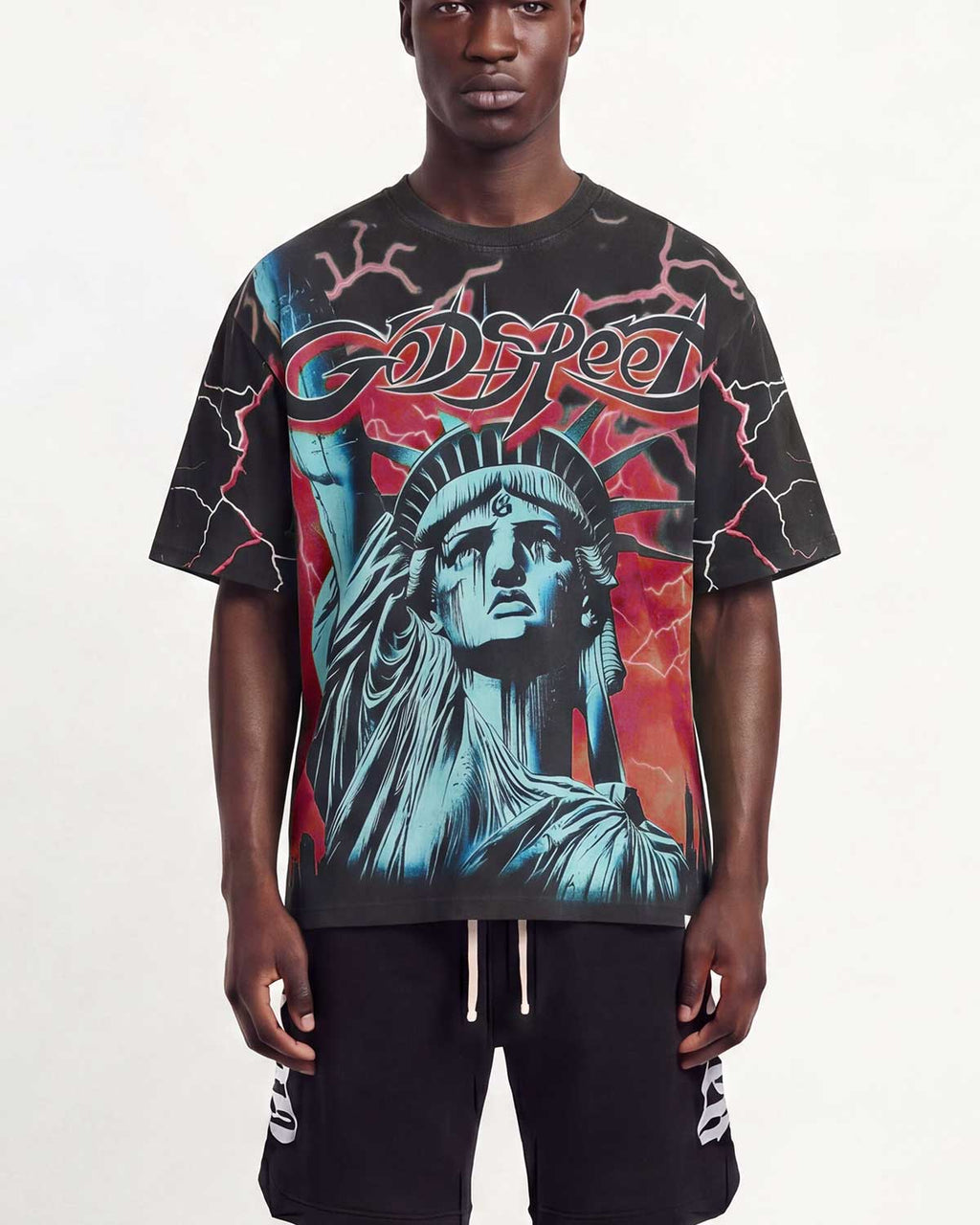Godspeed Voltage Tee Black/Red