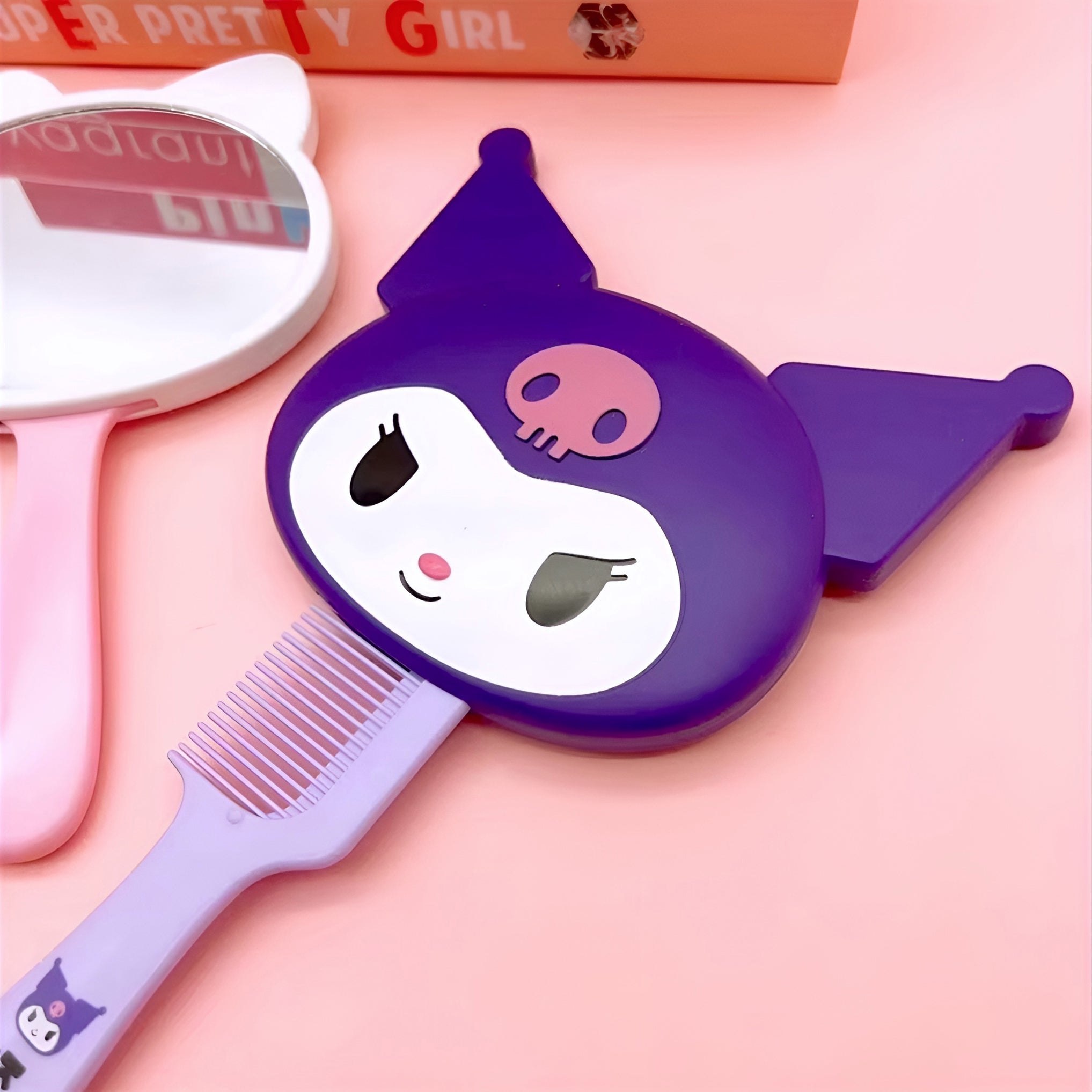 Sanrio Mirror + Comb Vanity Set - Hello Kitty