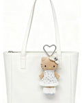 Sanrio (Japan) NIC long-legged socialite kitty keychain with heart clasp - latest design.