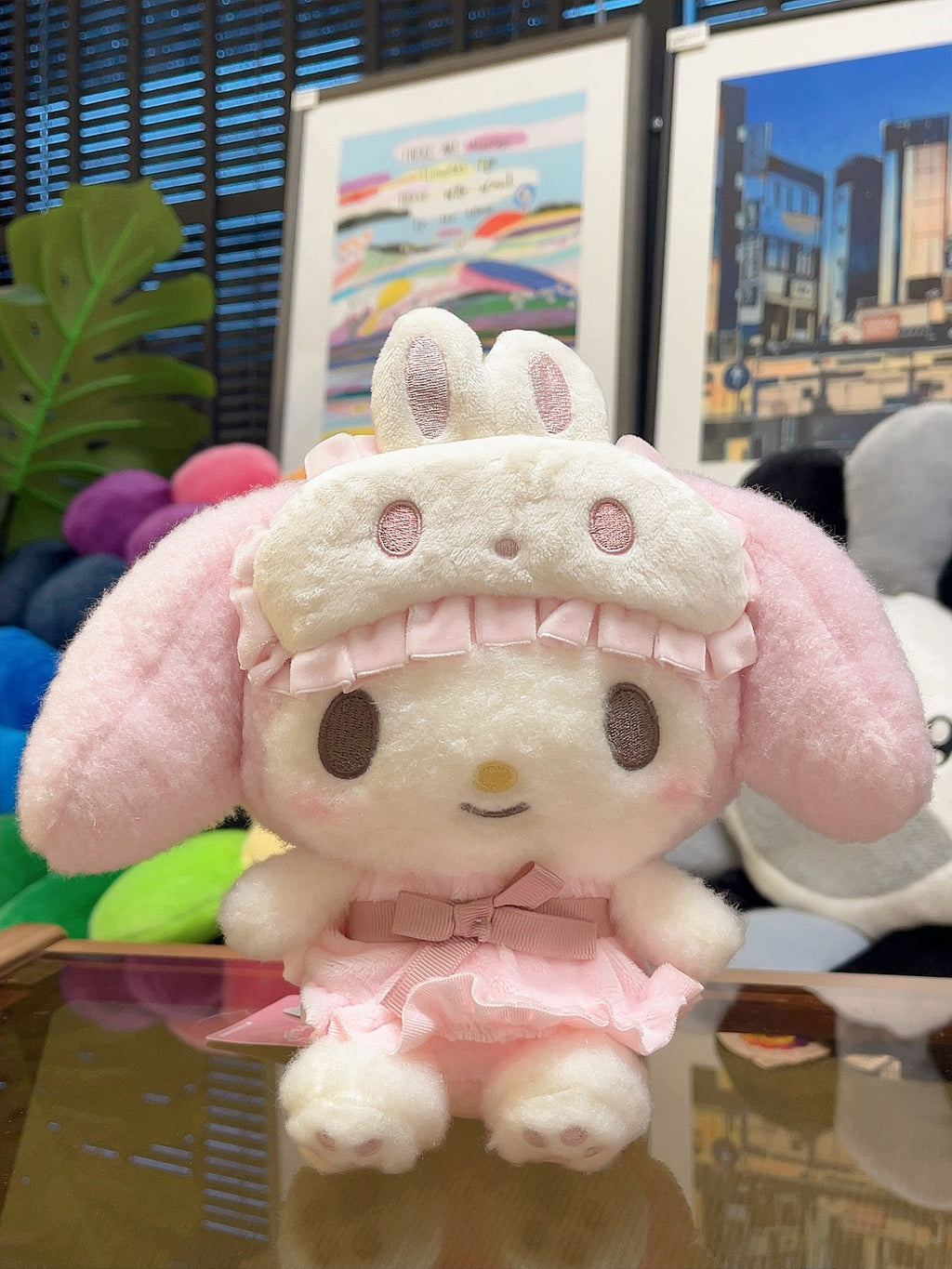 Sanrio's Best Friends Pajama & Eye Mask Series Doll - My Melody Size: 24×12×23cm