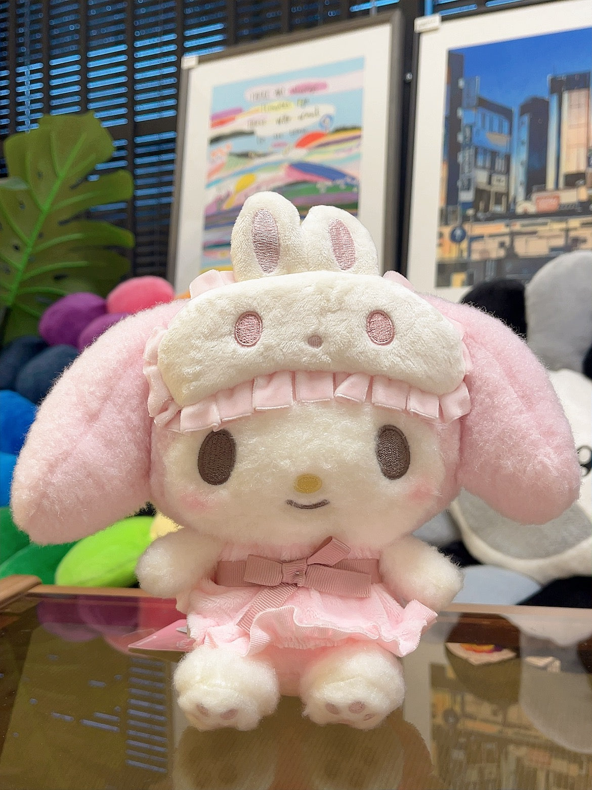 Sanrio's Best Friends Pajama & Eye Mask Series Doll - My Melody Size: 24×12×23cm