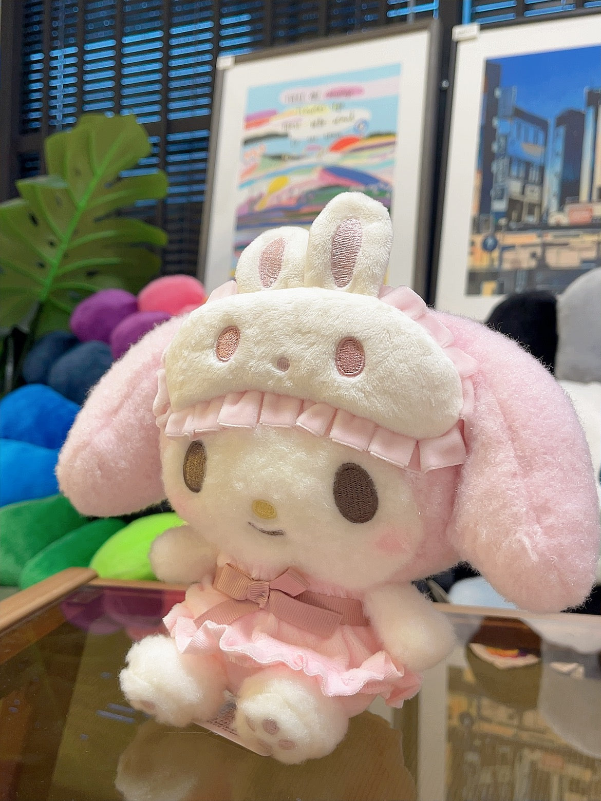 Sanrio's Best Friends Pajama & Eye Mask Series Doll - My Melody Size: 24×12×23cm