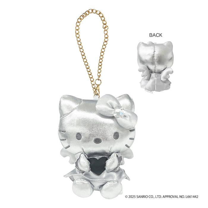Sanrio (Japan) NIC Angel/Devil Kitty Keychain, Faux Leather, Chain
