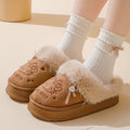 Hellokitty Fuzzy Slippers Fluffy Fall Winter House Cute Shoes Indoor and Outdoor