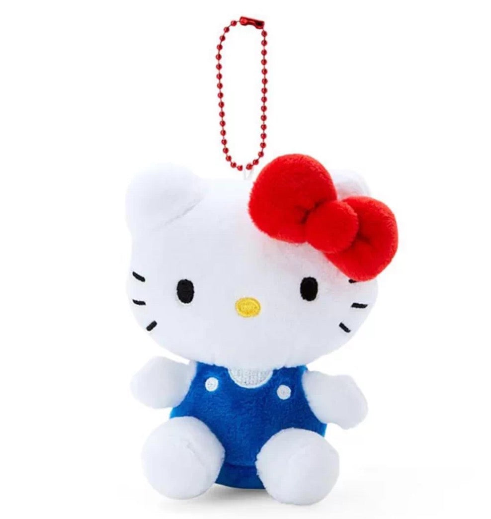 SANRIO NICE Kitty keychain (blue, chain) - same style worn by G-Dragon.