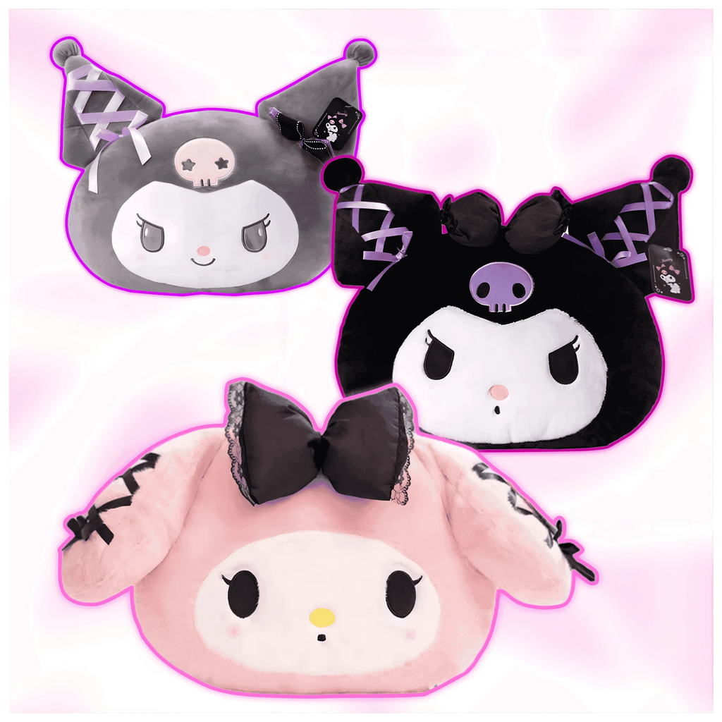 Kuromi & My Melody Gothic Pillow