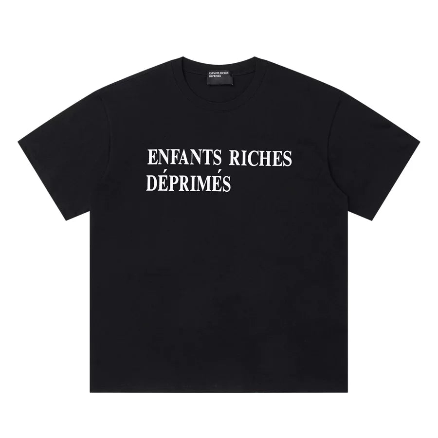 Enfants Riches Déprimés Niche High Street Unisex Loose Casual Short Sleeve Tee