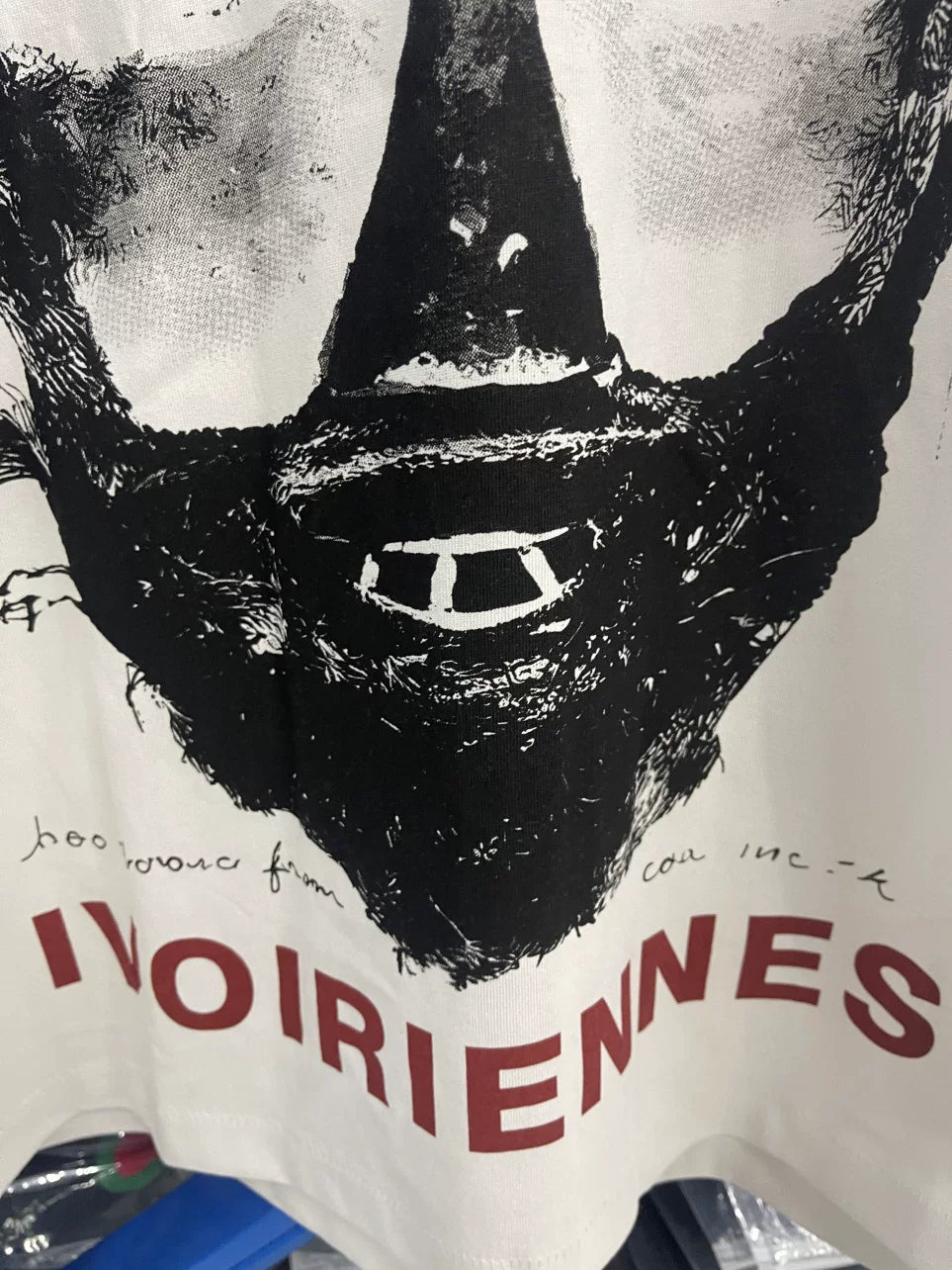 Enfants Riches Déprimés Portrait & Letter Print Unisex Loose American High Street Crew Neck Short Sleeve Tee