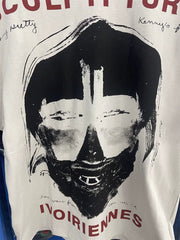 Enfants Riches Déprimés Portrait & Letter Print Unisex Loose American High Street Crew Neck Short Sleeve Tee