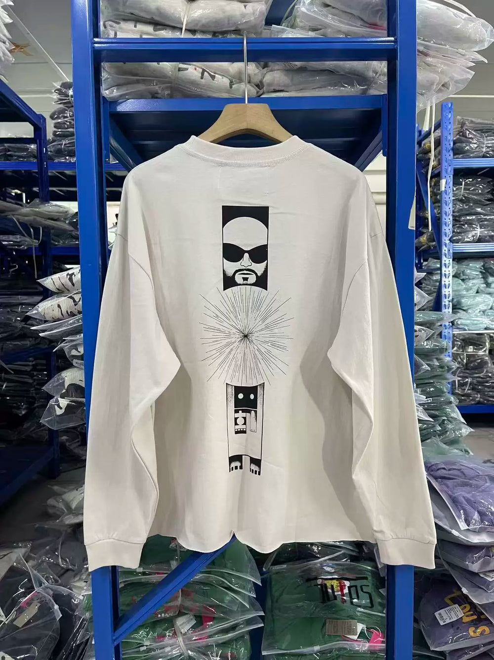 Enfants Riches Déprimés Washed Distressed OS Printed Pure Cotton Unisex Long Sleeve Tee