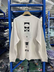 Enfants Riches Déprimés Washed Distressed OS Printed Pure Cotton Unisex Long Sleeve Tee