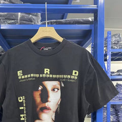 Enfants Riches Déprimés Heavyweight Retro Print Unisex Loose Crew Neck Short Sleeve Tee