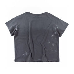 Enfants Riches Déprimés Vintage Slogan Print Punk Style Unisex Short Boxy Retro Distressed Short Sleeve Tee