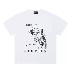 Enfants Riches Déprimés Niche High Street Unisex Loose Casual Short Sleeve Tee