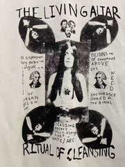 Enfants Riches Déprimés 25SS Mayan Portrait Print Pure Cotton Worn Unisex Long Sleeve Base Tee
