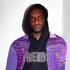 VLONE Friends Black Friday Diamond Logo Big V Loose Unisex Hip Hop Hoodie
