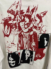 Enfants Riches Déprimés 25SS Mayan Portrait Print Pure Cotton Worn Unisex Long Sleeve Base Tee