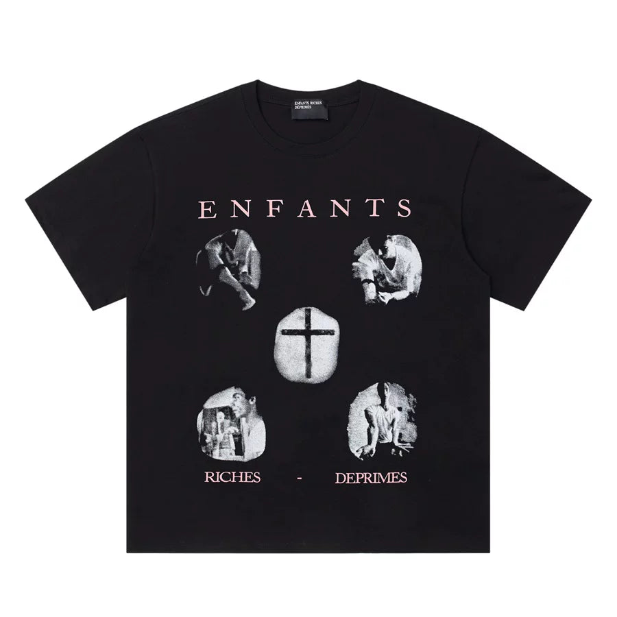 Enfants Riches Déprimés Niche High Street Unisex Loose Casual Short Sleeve Tee