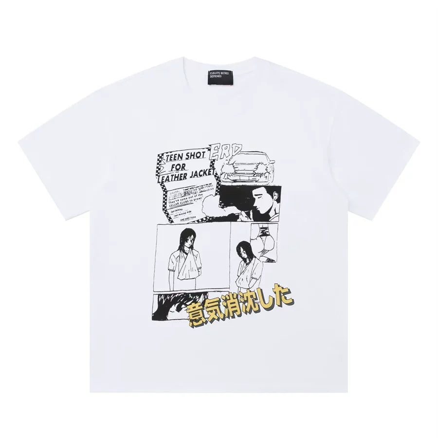 Enfants Riches Déprimés Niche High Street Unisex Loose Casual Short Sleeve Tee