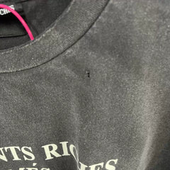 Enfants Riches Déprimés Classic Logo Damaged Wash Unisex Basic Text Short Sleeve Tee