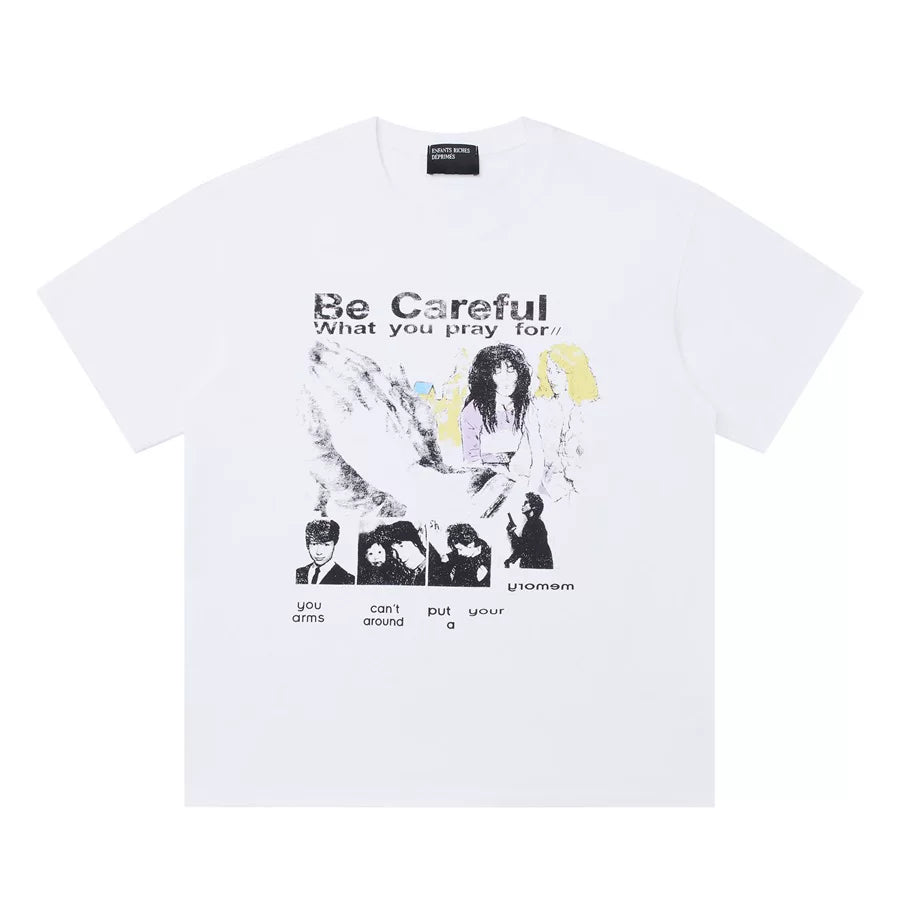 Enfants Riches Déprimés Niche High Street Unisex Loose Casual Short Sleeve Tee